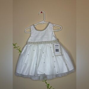 Elegant White Kids Formal Dress